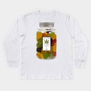 Night Night CBD Gummies Kids Long Sleeve T-Shirt